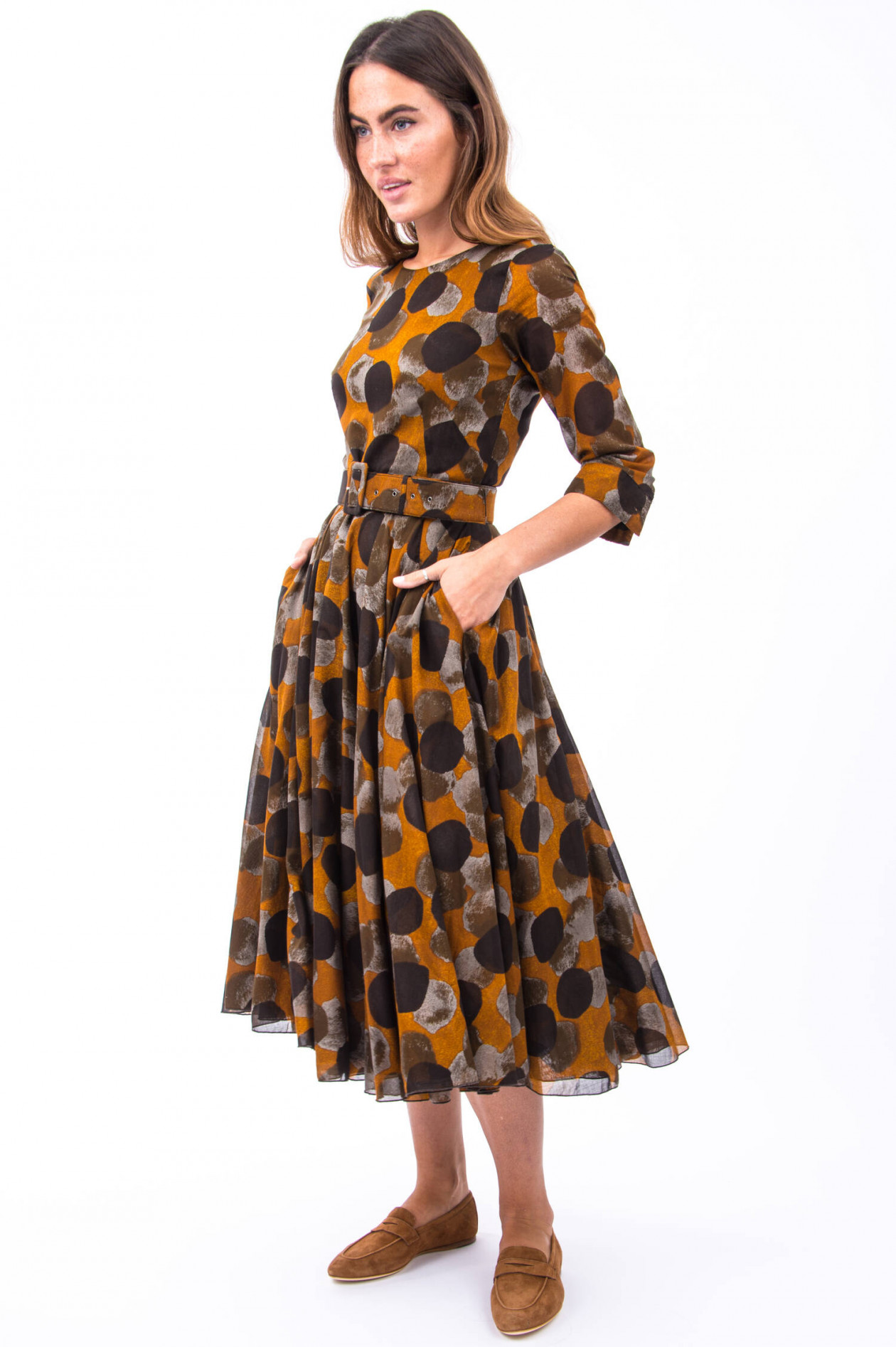 Samantha Sung Kleid ASTER in Braun GRUENER.AT