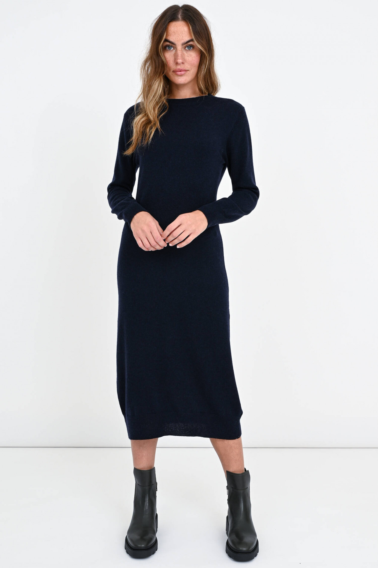 Sincerely Kaschmir Kleid TESSA in Midnight | GRUENER.AT