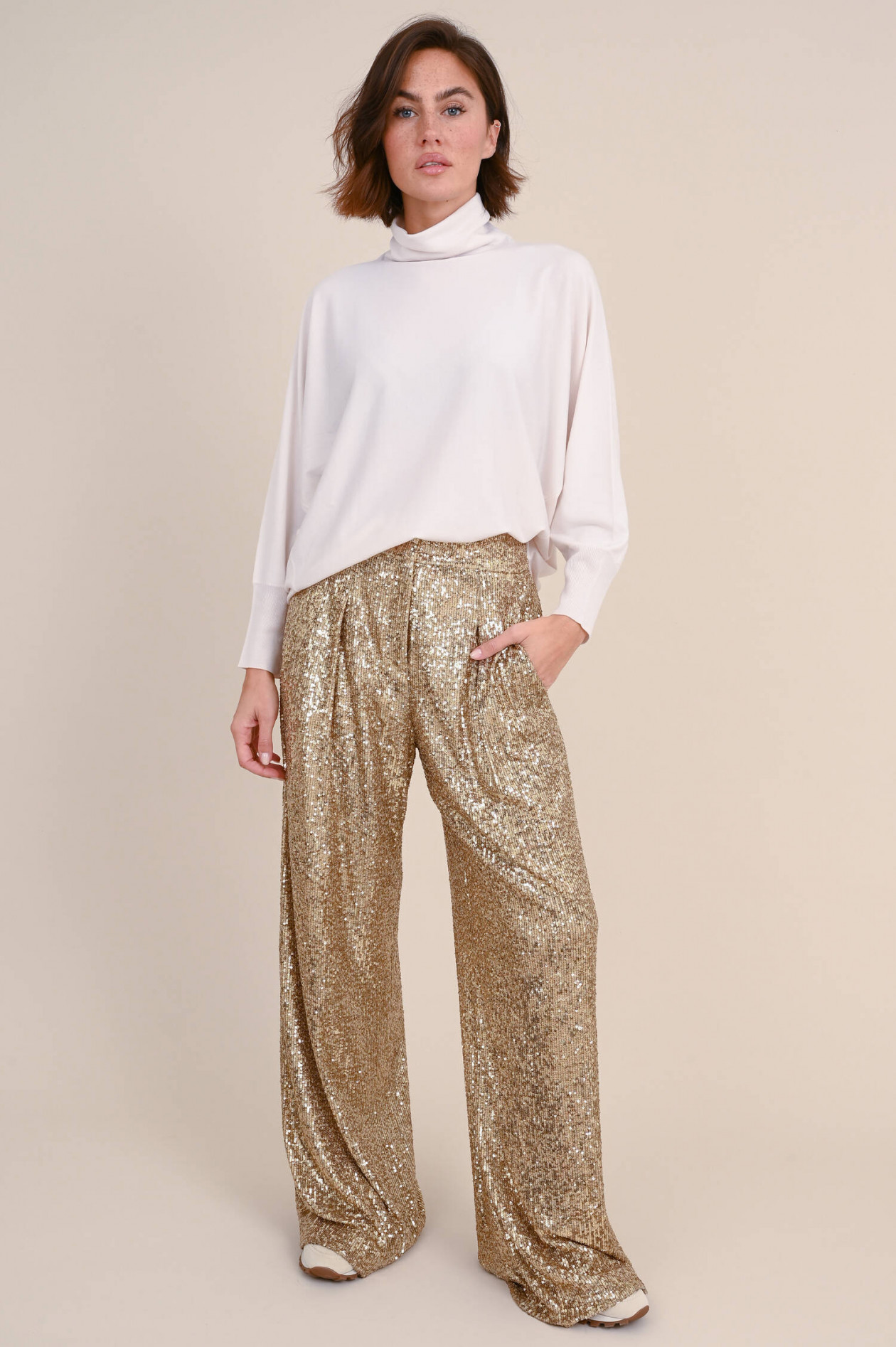 Sly Paillettenhose TINI in Gold