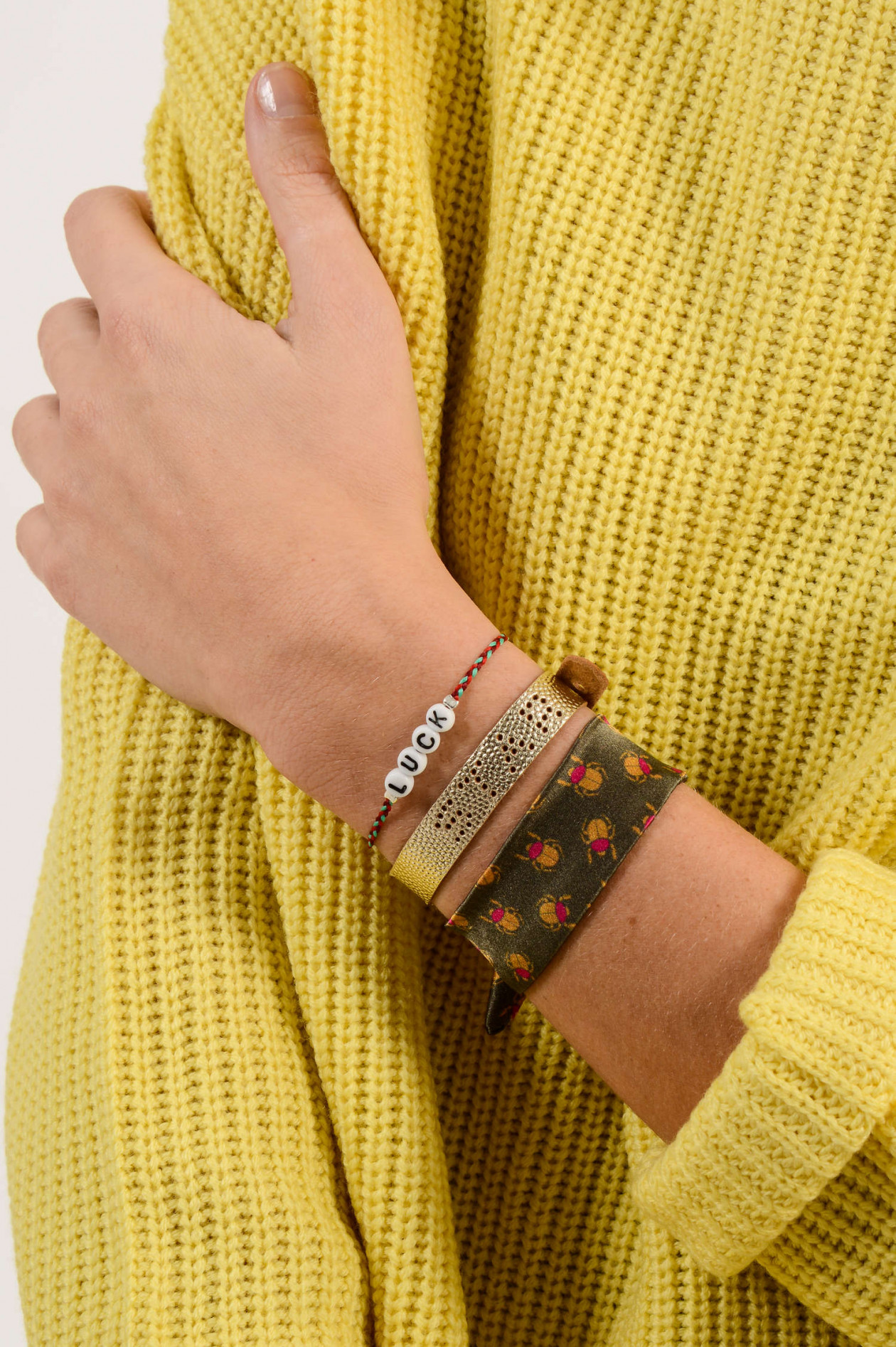 Sorbet Spruch Armband Luck Gruener At