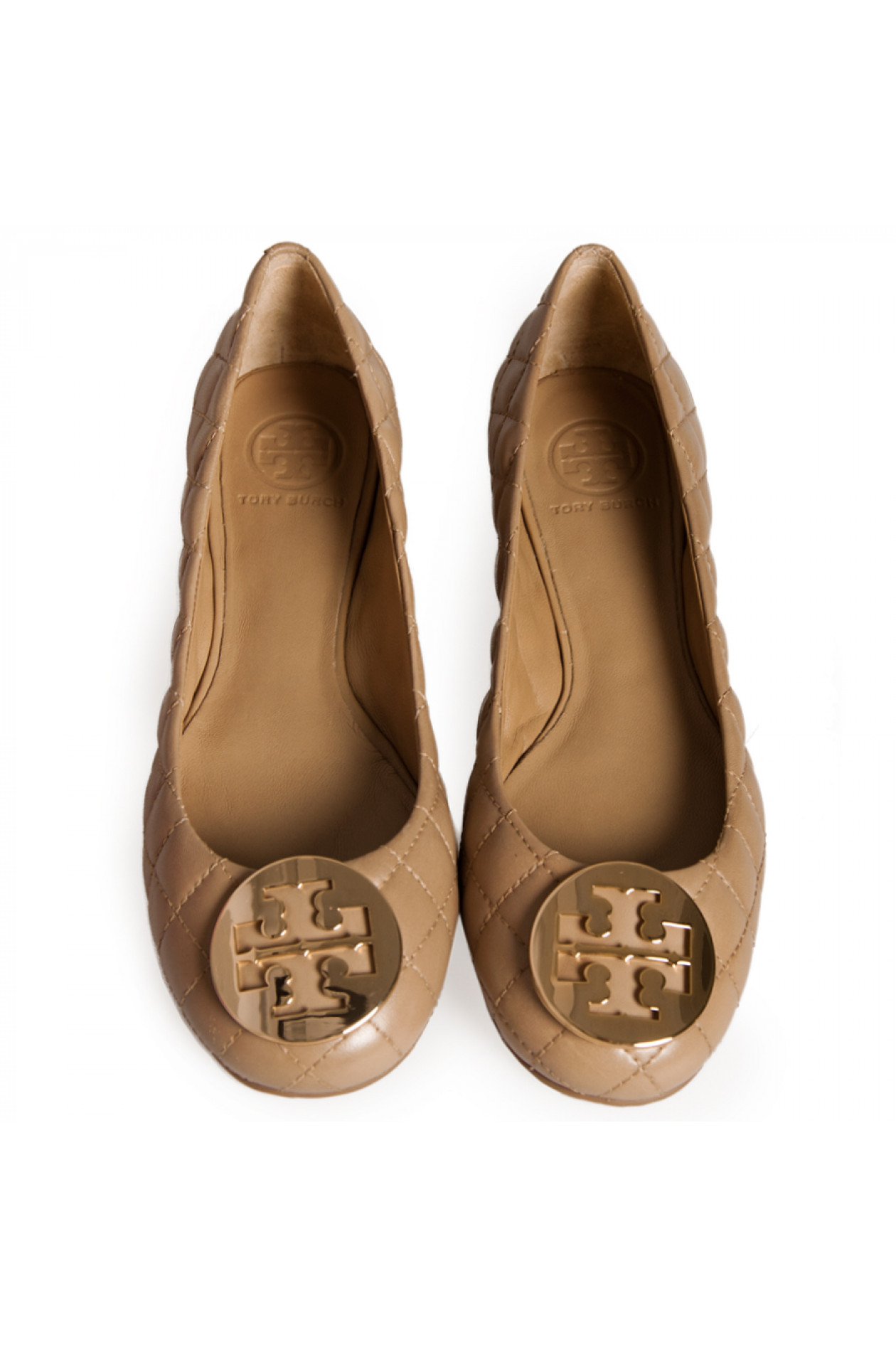 Tory burch clearance ballerina beige