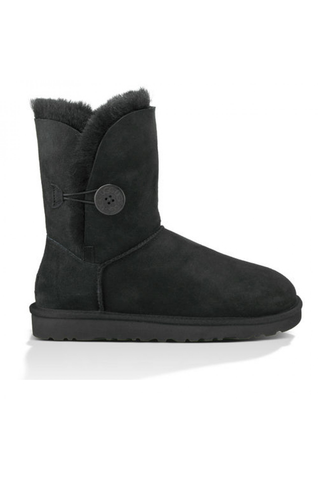 Ugg boots bailey button schwarz on sale