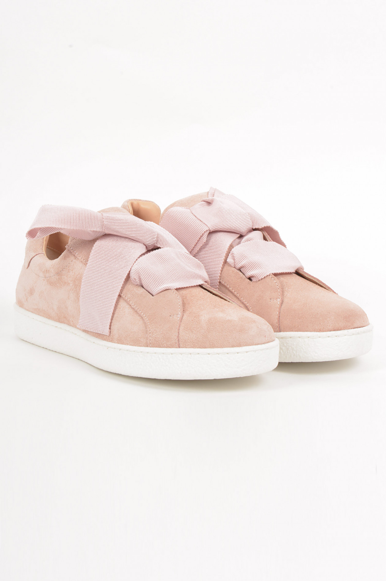 Unutzer Sneaker mit Schleife in Rosa GRUENER.AT