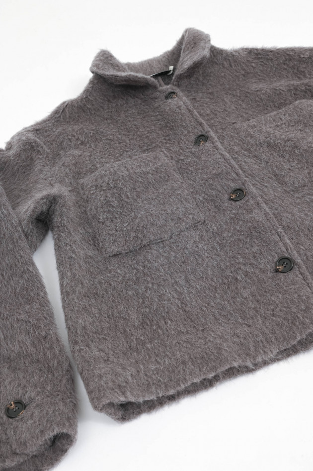 0039-Italy Jacke aus Alpaka-Mix in Grau