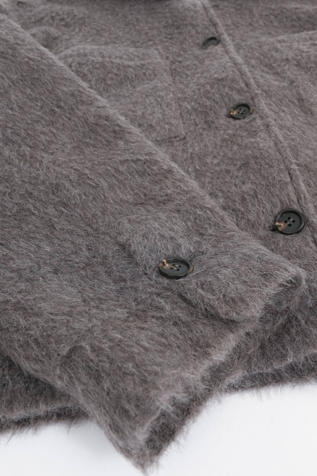 0039-Italy Jacke aus Alpaka-Mix in Grau