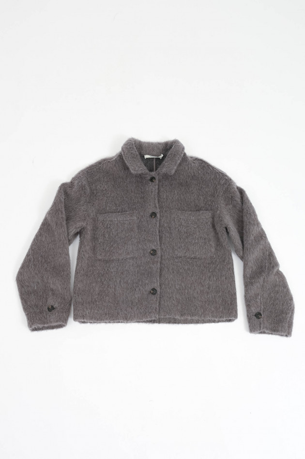 0039-Italy Jacke aus Alpaka-Mix in Grau