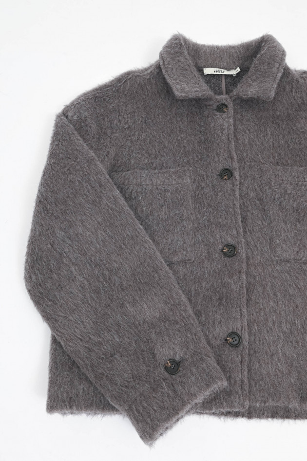 0039-Italy Jacke aus Alpaka-Mix in Grau