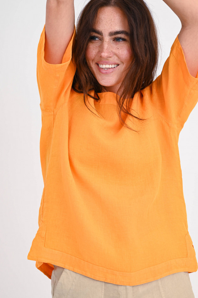 0039-Italy Leinenshirt GIGI in Orange