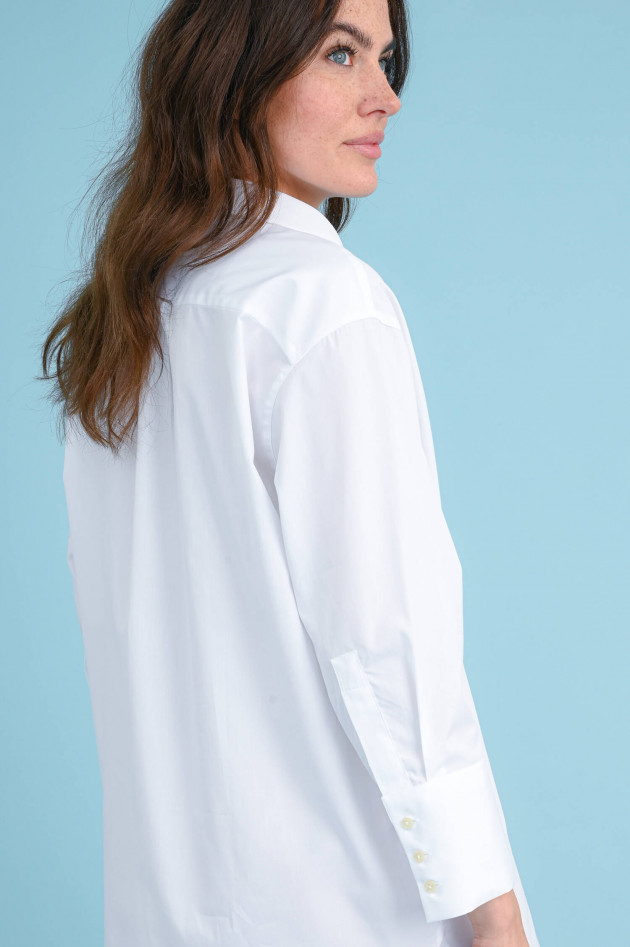 0039-Italy Oversized Bluse BEVERLY in Weiß