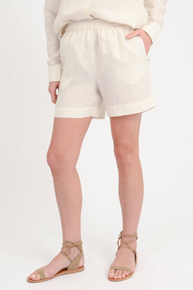 0039-Italy Leinenshorts BELLA in Beige