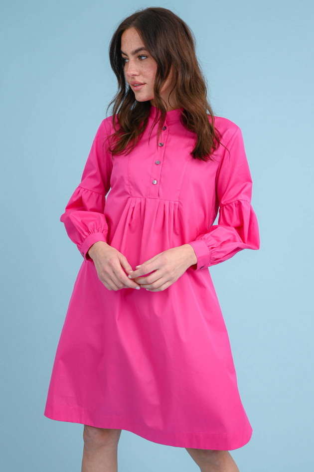 0039-Italy Blusenkleid CAYA in Hot Pink