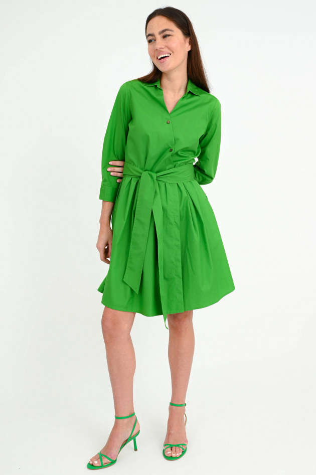 0039-Italy Mini Kleid JULE in Laubgrün