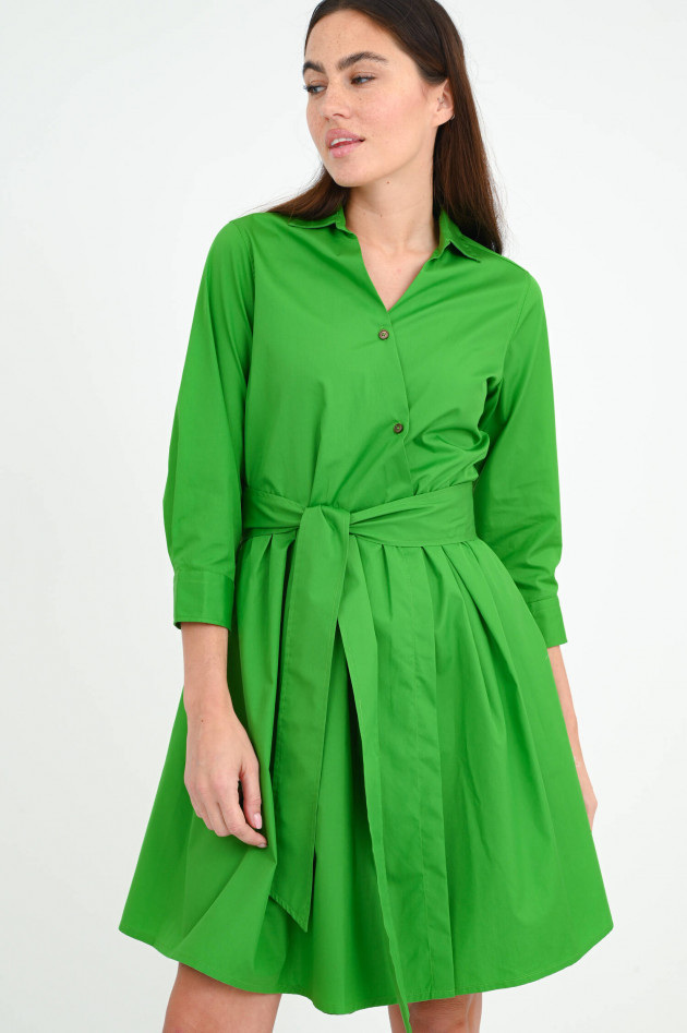 0039-Italy Mini Kleid JULE in Laubgrün