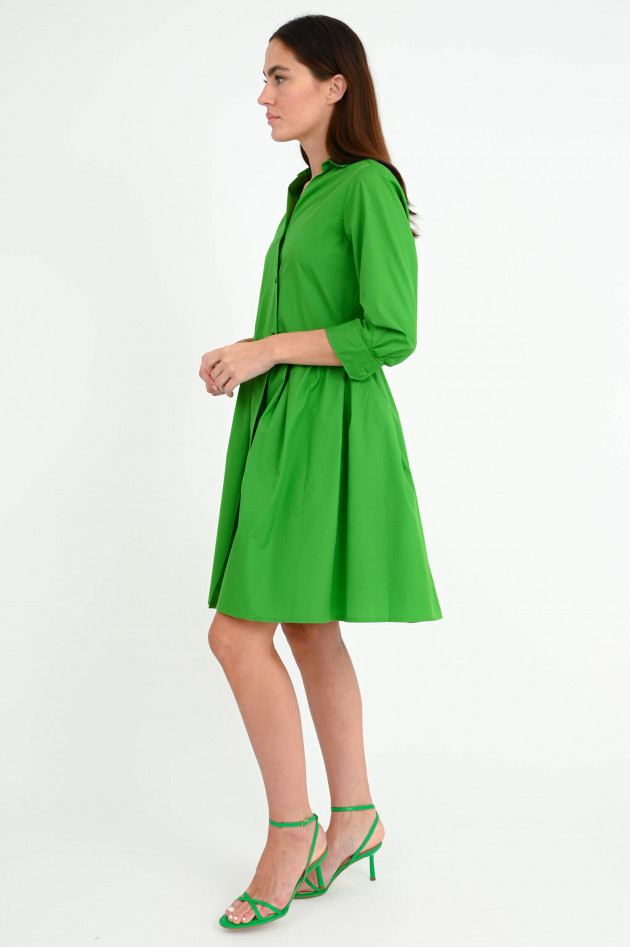 0039-Italy Mini Kleid JULE in Laubgrün