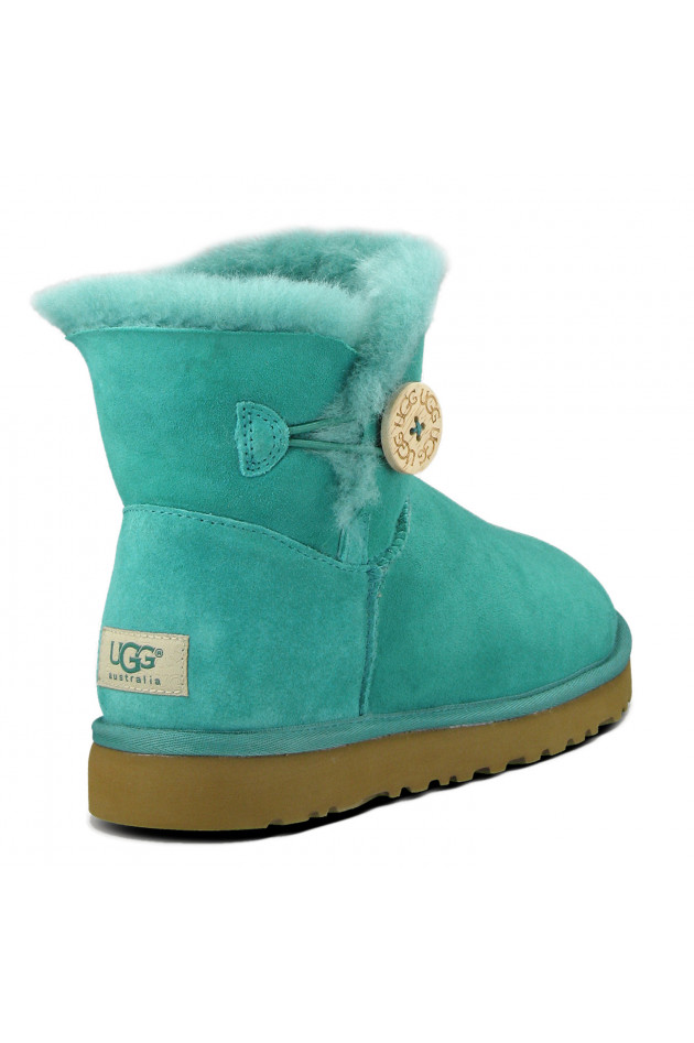 UGG Mini Bailey Button Deep Aqua 