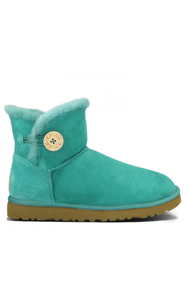 UGG Mini Bailey Button Deep Aqua 