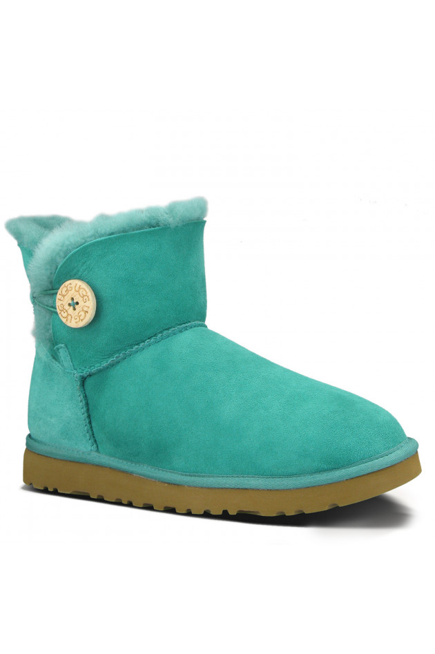 UGG Mini Bailey Button Deep Aqua 