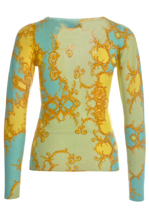 Princess Goes Hollywood Kaschmir-Strickjacke Gold/Blau