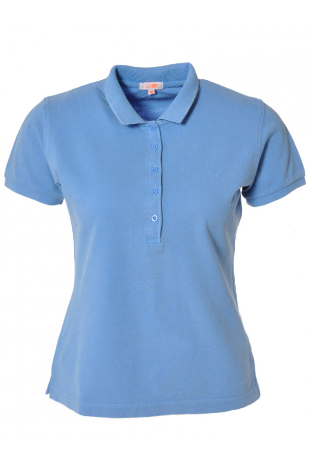 Polo-Shirt Blau Sun 68