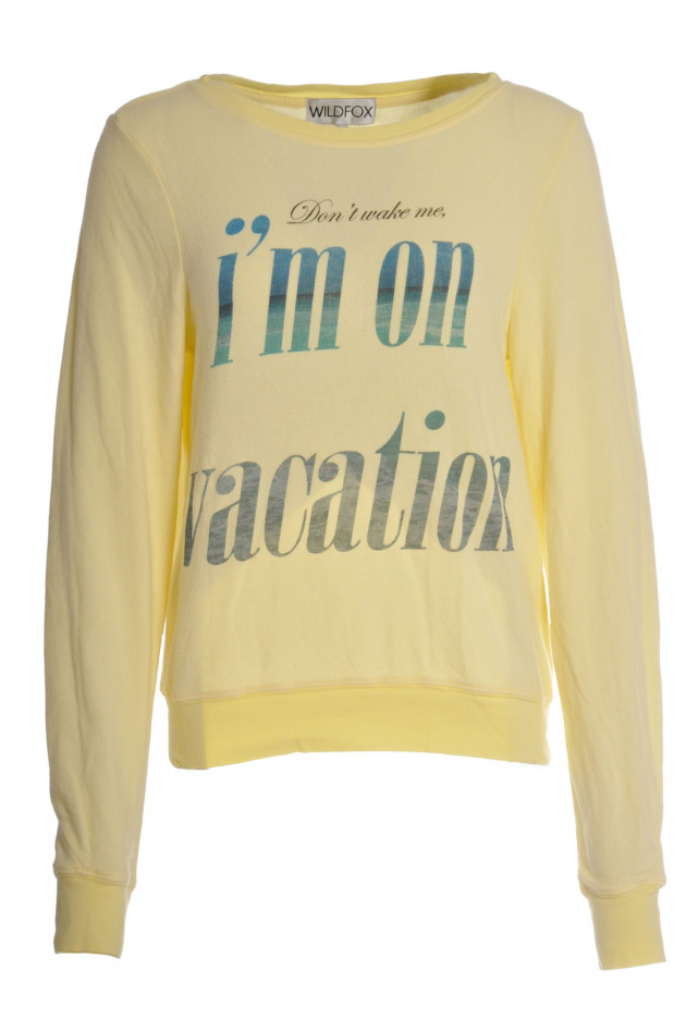 Pullover Butter mit Print