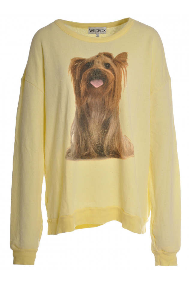 Pullover Butter mit Print Wildfox