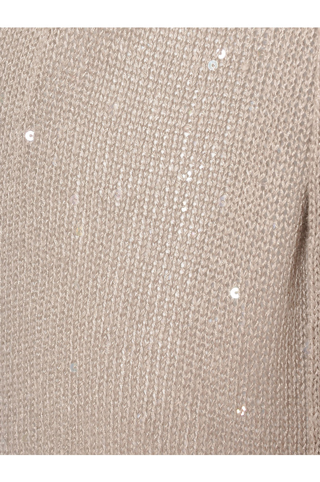 Strickjacke Natur Brunello Cucinelli