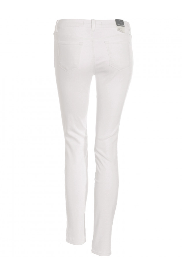 Skinny Leg Jeans Mid-Rise White