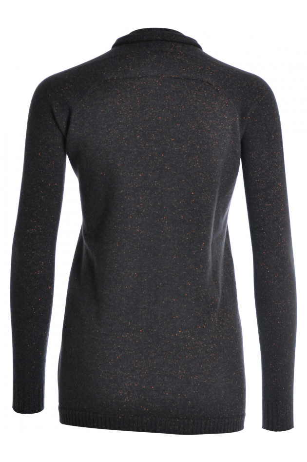 Strickjacke Antra/Kupfer