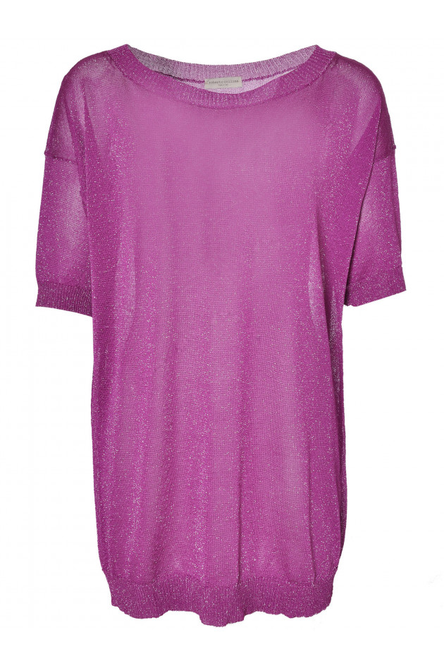 Pullover Kurzarm Fuxia Roberto Collina