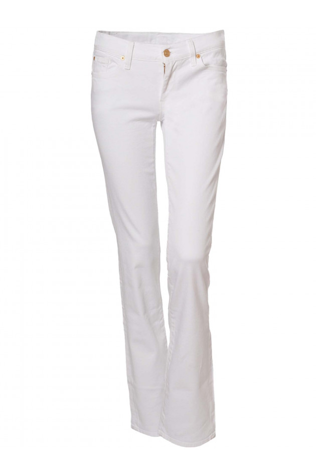 Jeans Straight Leg Weiß Seven for all Mankind