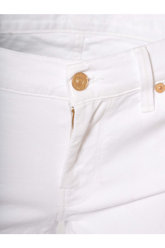 Jeans Straight Leg Weiß Seven for all Mankind