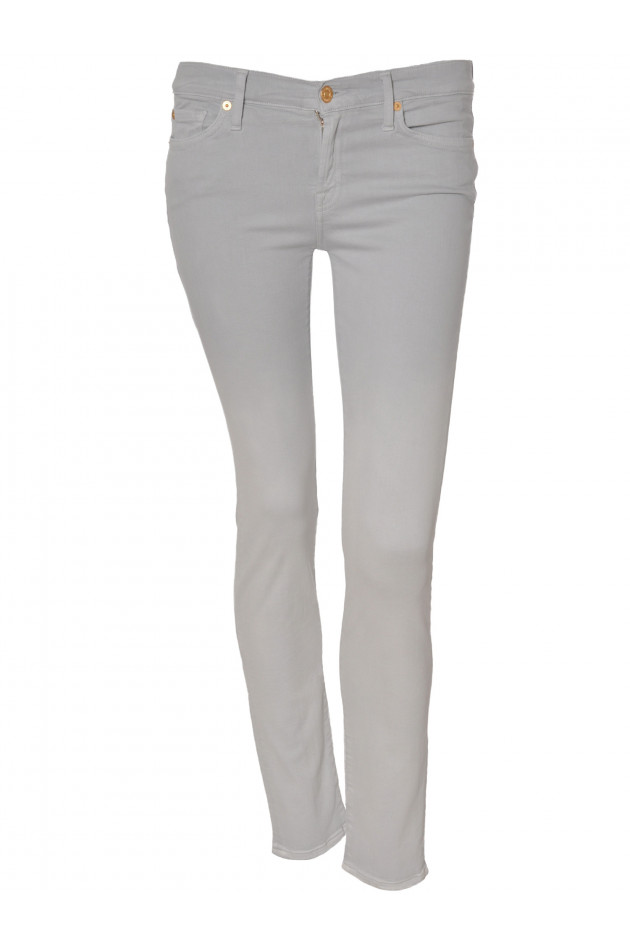 Jeans SKINNY Hellgrau Seven for all Mankind