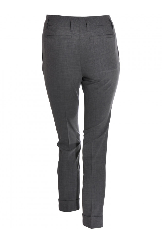 Faltenhose Stone meliert