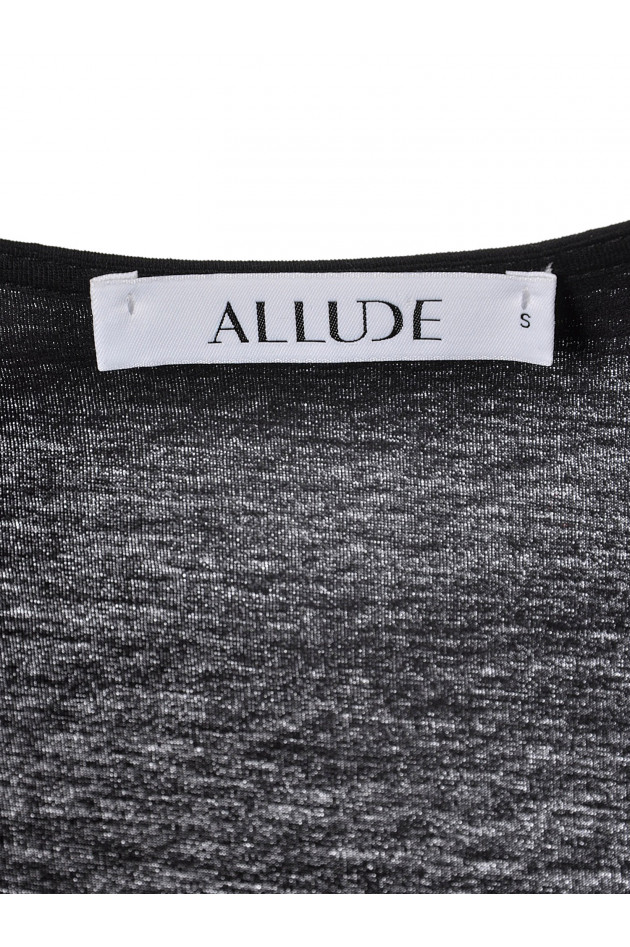 Seidenshirt Schwarz Allude