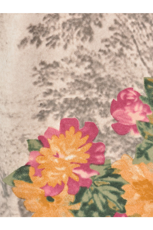 Cardigan Rosa mit floralem Print Sze
