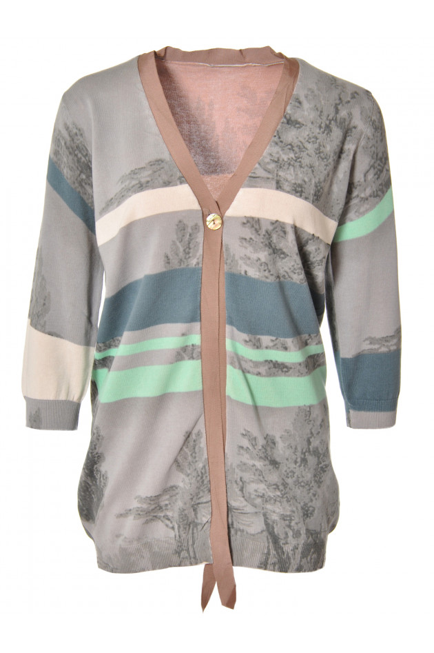 Cardigan Grau/Mint,Szen