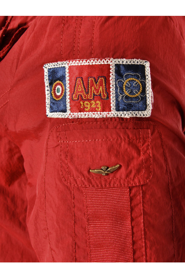 Outdoorjacke Rot Aeronautica Militare