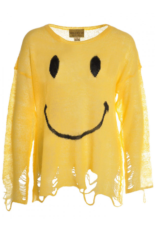 Strickpullover Oversized Happy Face Wildfox