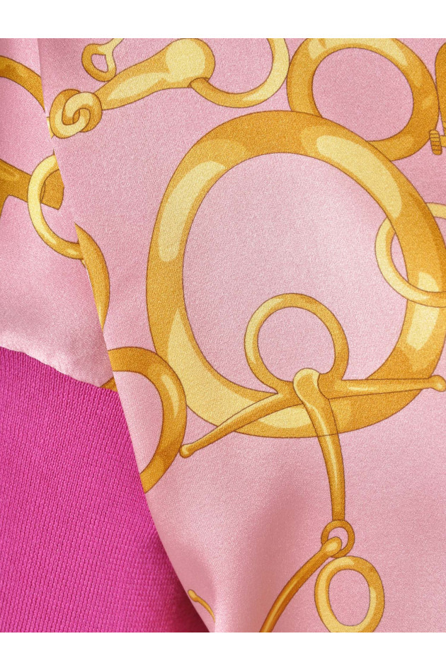 Seidenkleid Rosa mit Print Altea