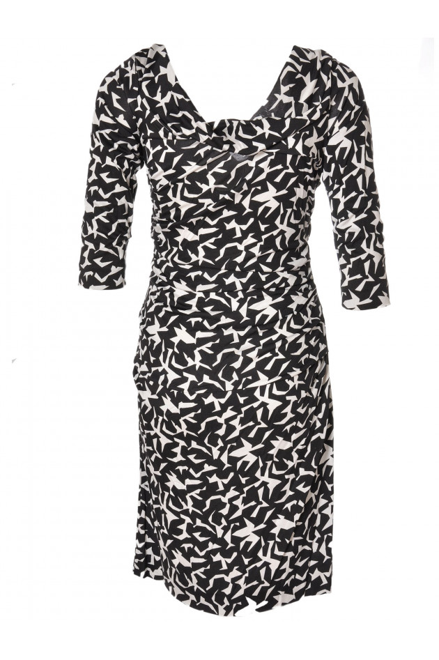 Kleid Schwarz/Weiß Diane von Fürstenberg