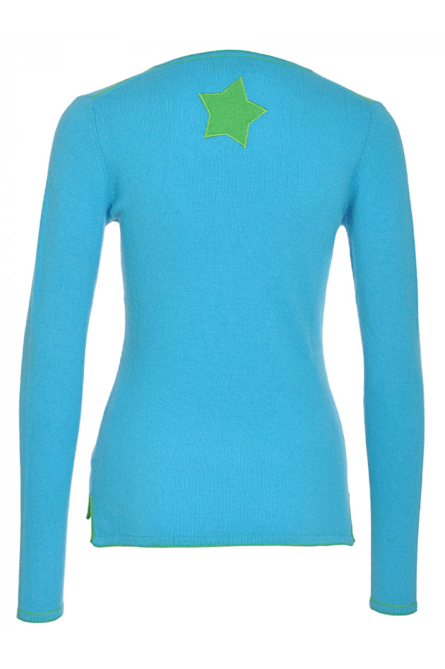 Kaschmir Pullover Türkis