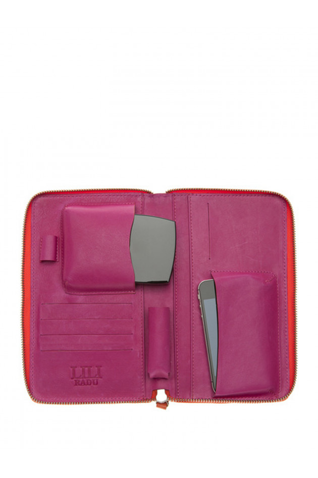 Make-Up Wallet Orange Lili Radu