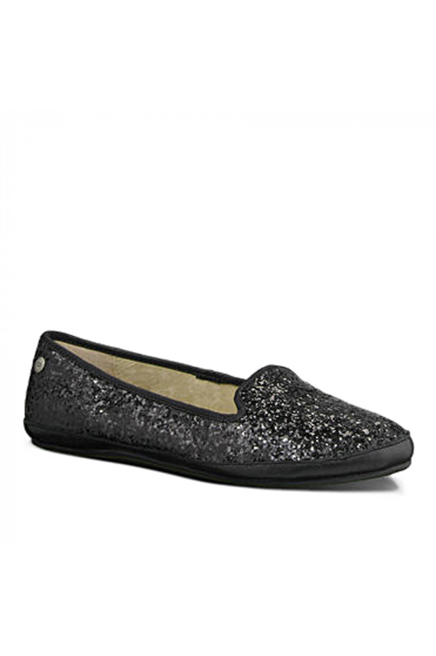 UGG-Slipper Alloway Glitter Black