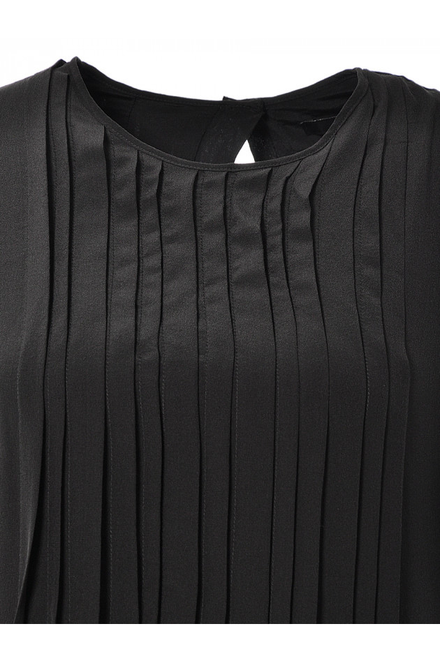 Seidenbluse Schwarz