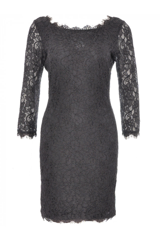 Spitzenkleid Grau