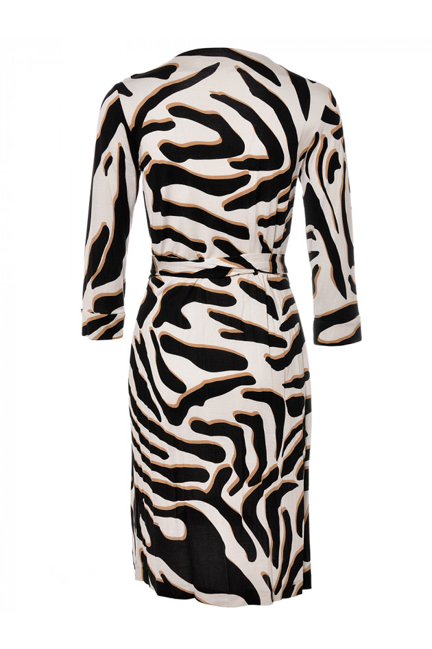 Wickelkleid Zebra Shadow Black