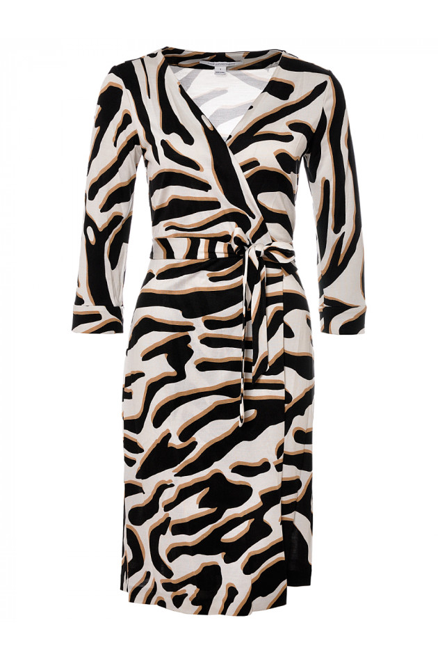 Wickelkleid Zebra Shadow Black