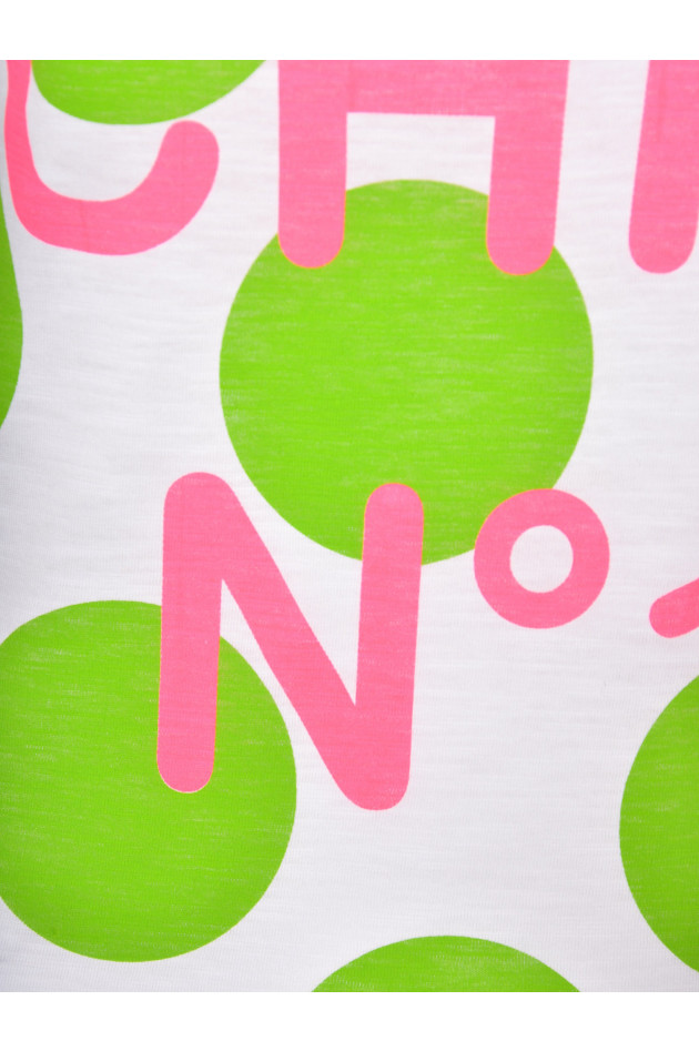 T-Shirt Weiß mit Print London Ink