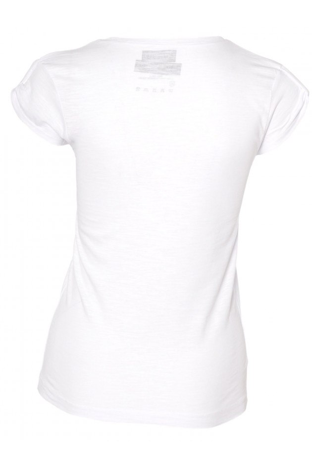 T-Shirt Weiß mit Print London Ink