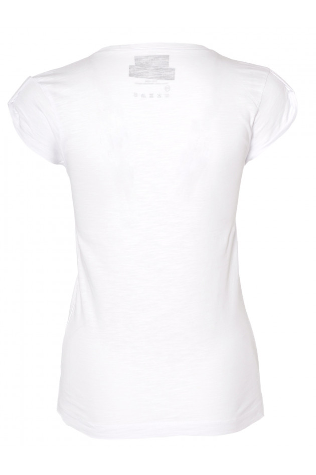 T-Shirt Weiß mit Print London Ink